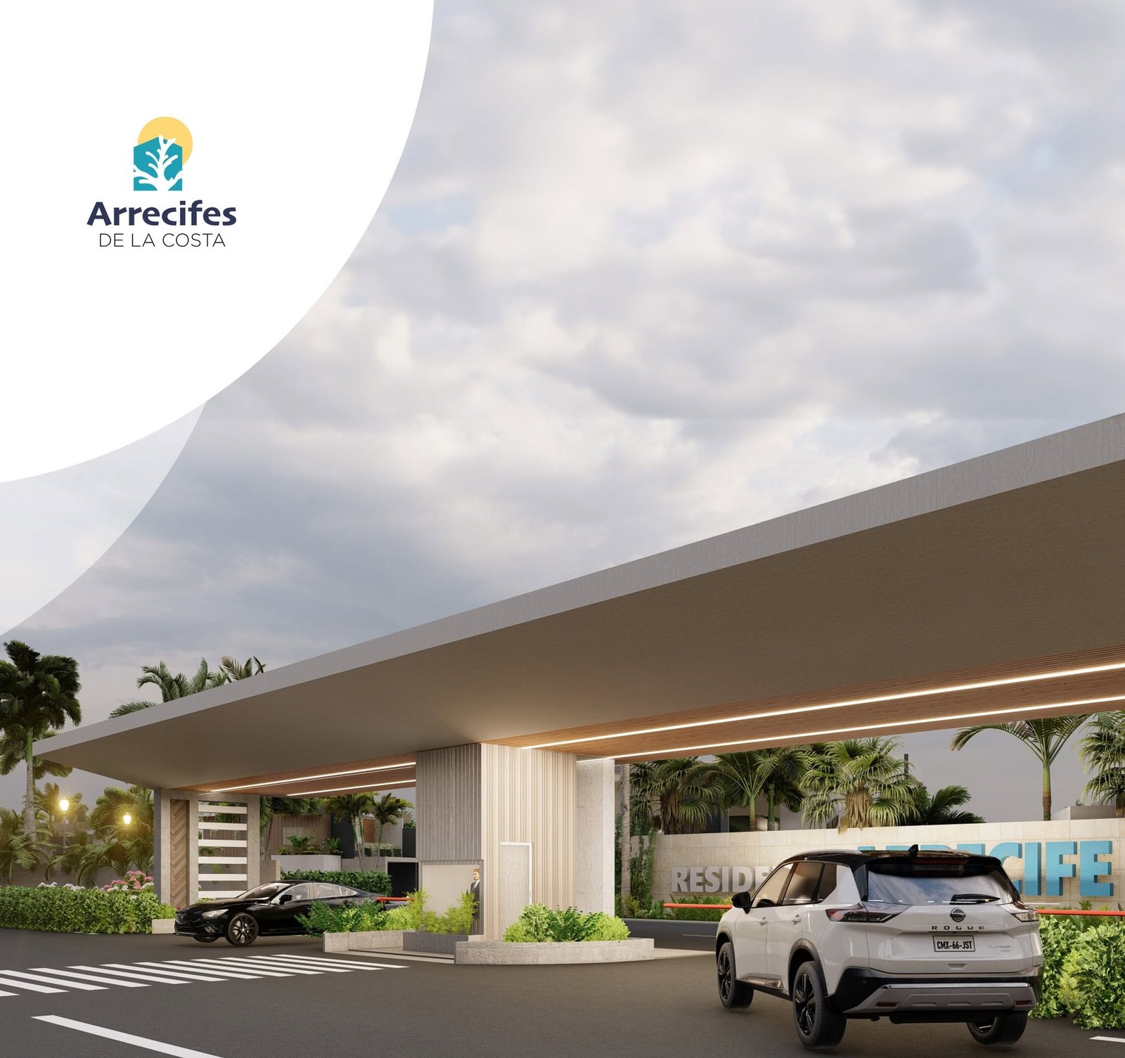 Entrada del residencial